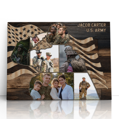 Salute Military Photo Collage