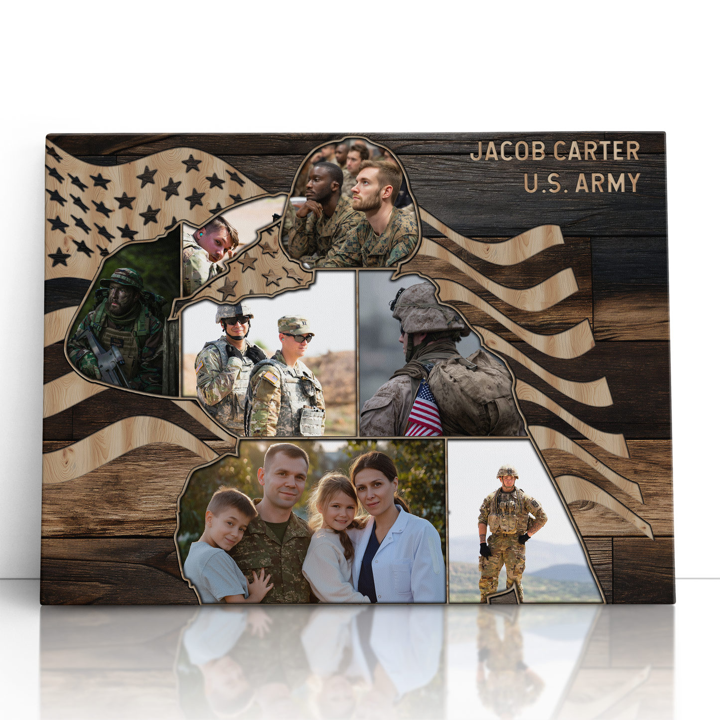 Salute Military Photo Collage