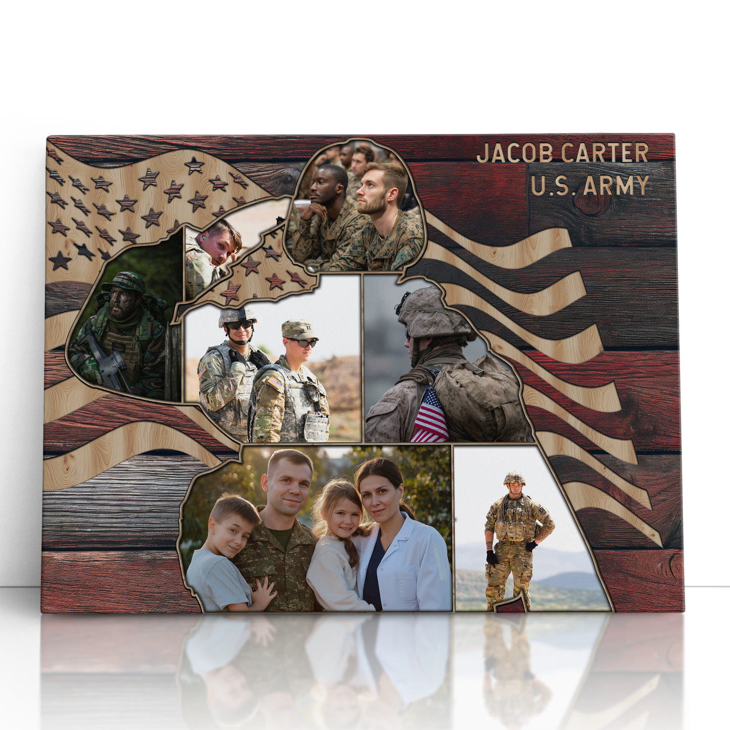 Salute Military Photo Collage