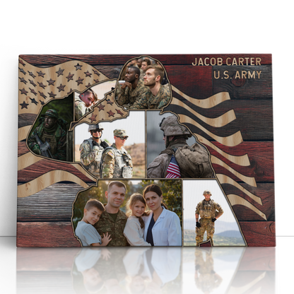 Salute Military Photo Collage