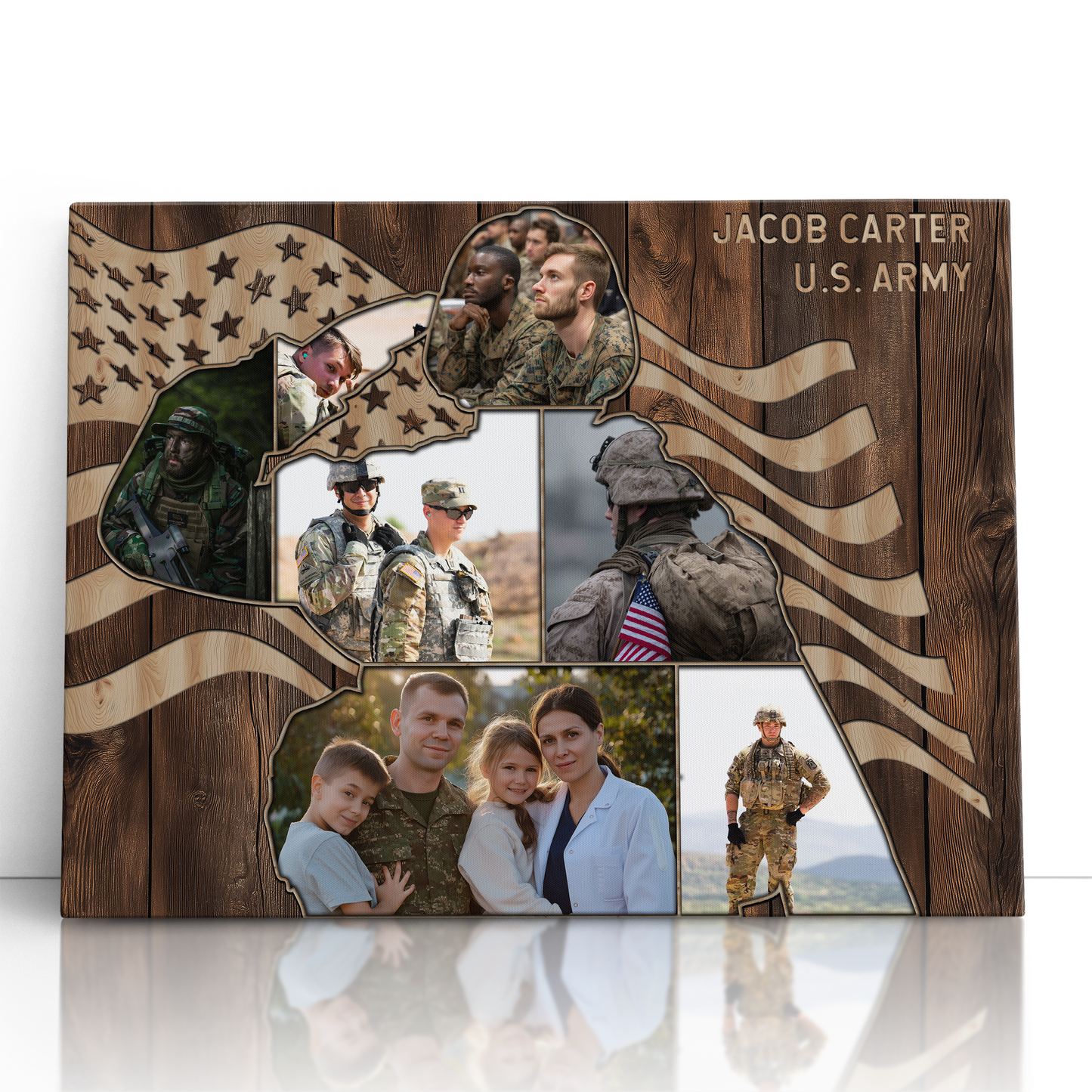 Salute Military Photo Collage