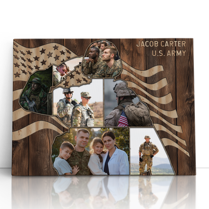 Salute Military Photo Collage