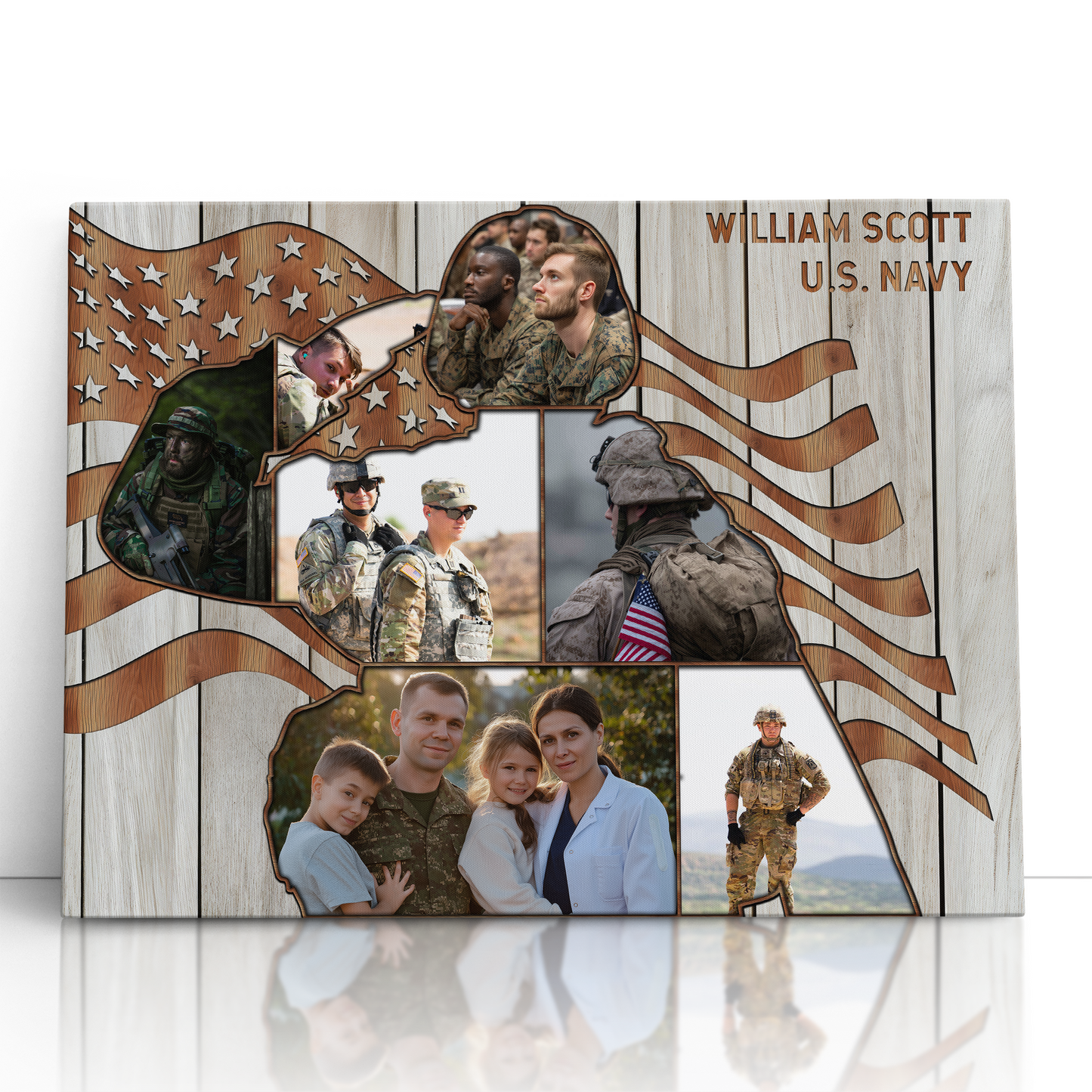 Salute Military Photo Collage