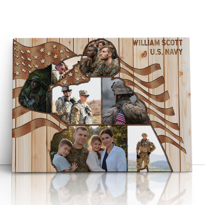 Salute Military Photo Collage