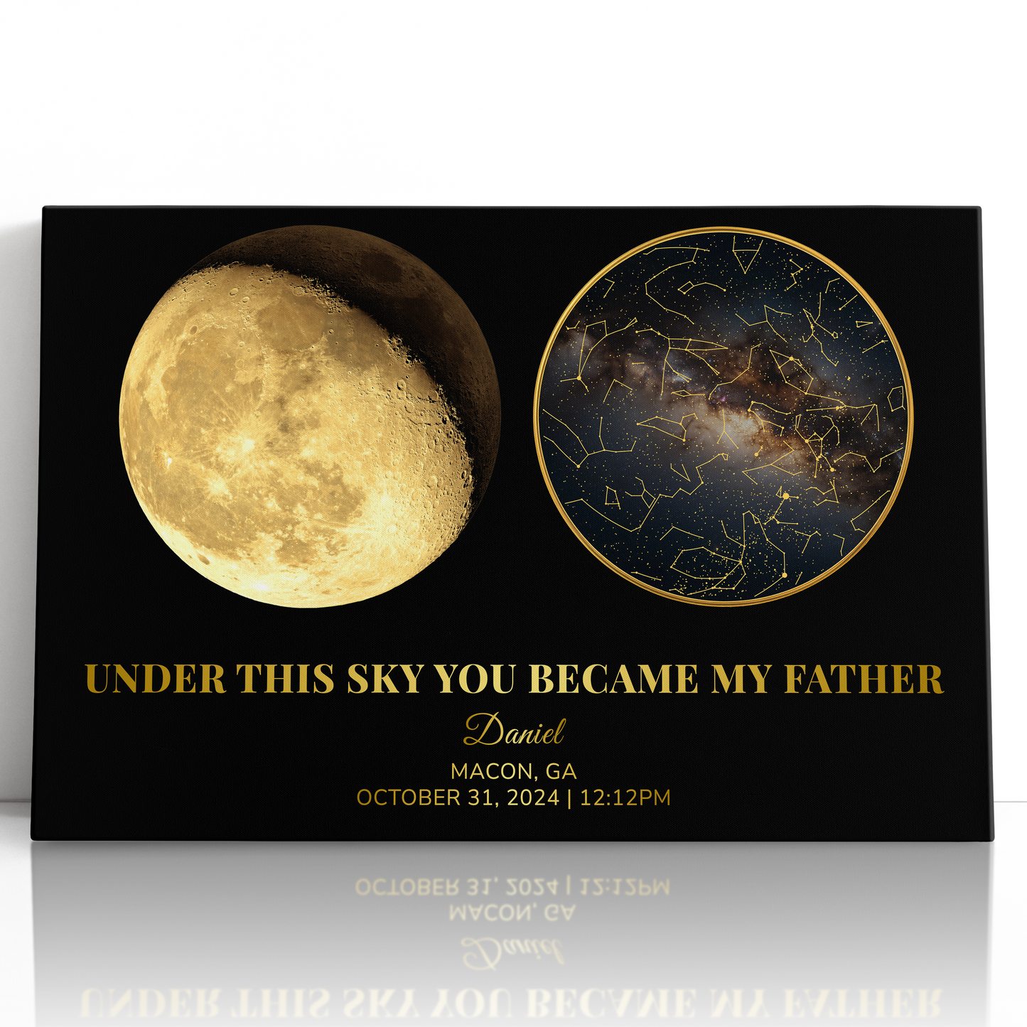The Moon & Stars Personalized Gift For Dad
