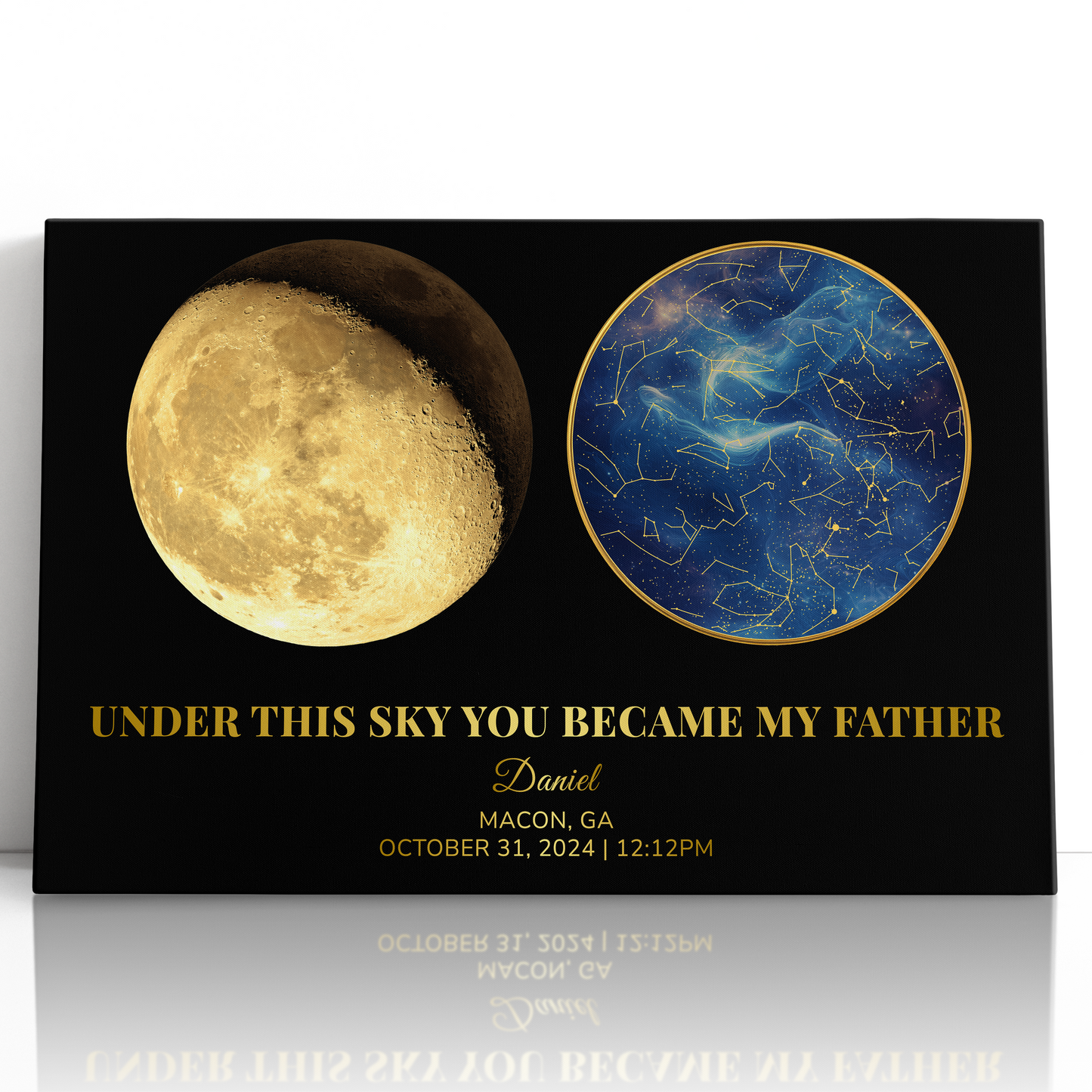 The Moon & Stars Personalized Gift For Dad