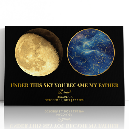 The Moon & Stars Personalized Gift For Dad