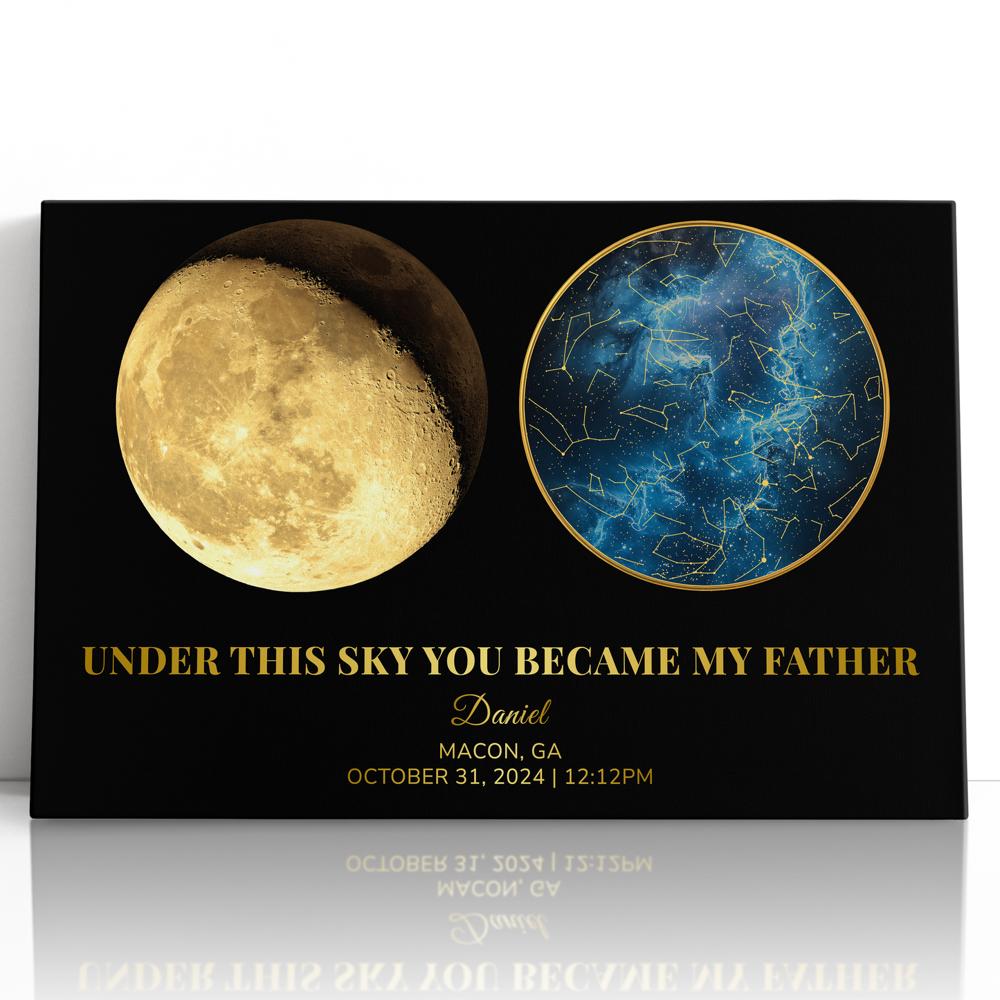The Moon & Stars Personalized Gift For Dad