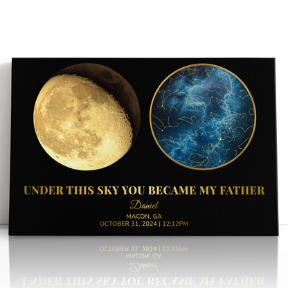 The Moon & Stars Personalized Gift For Dad
