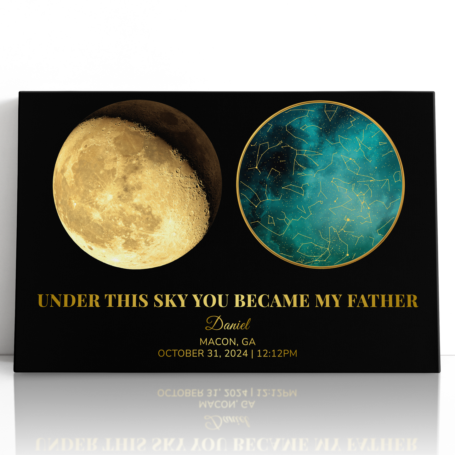 The Moon & Stars Personalized Gift For Dad