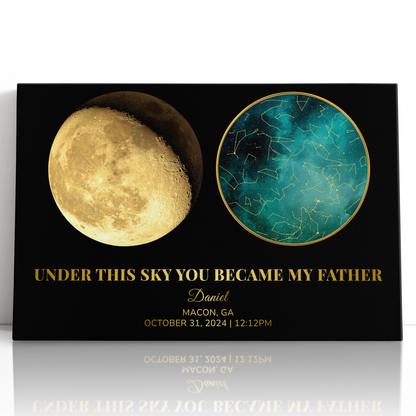 The Moon & Stars Personalized Gift For Dad