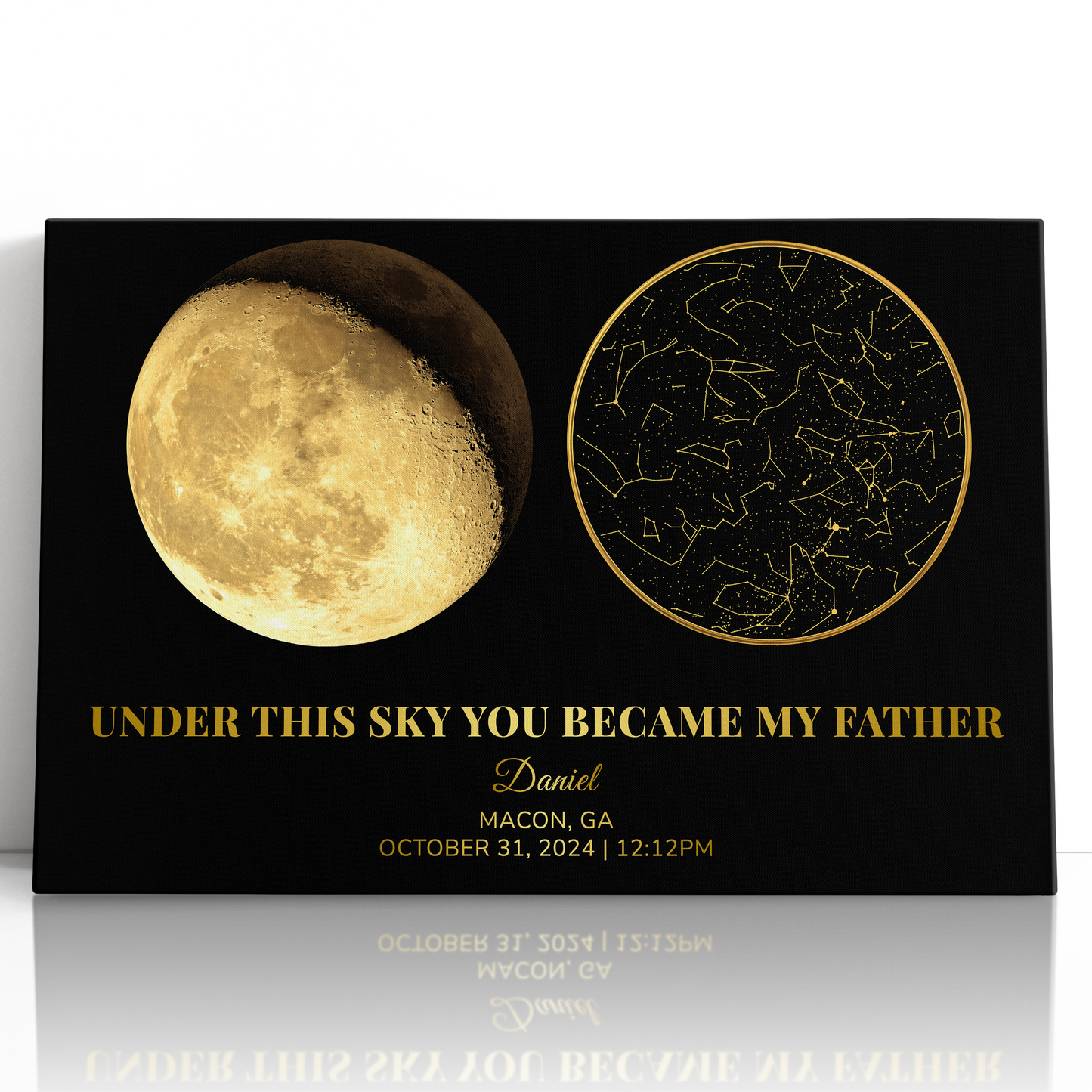 The Moon & Stars Personalized Gift For Dad