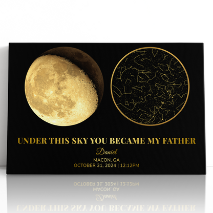 The Moon & Stars Personalized Gift For Dad