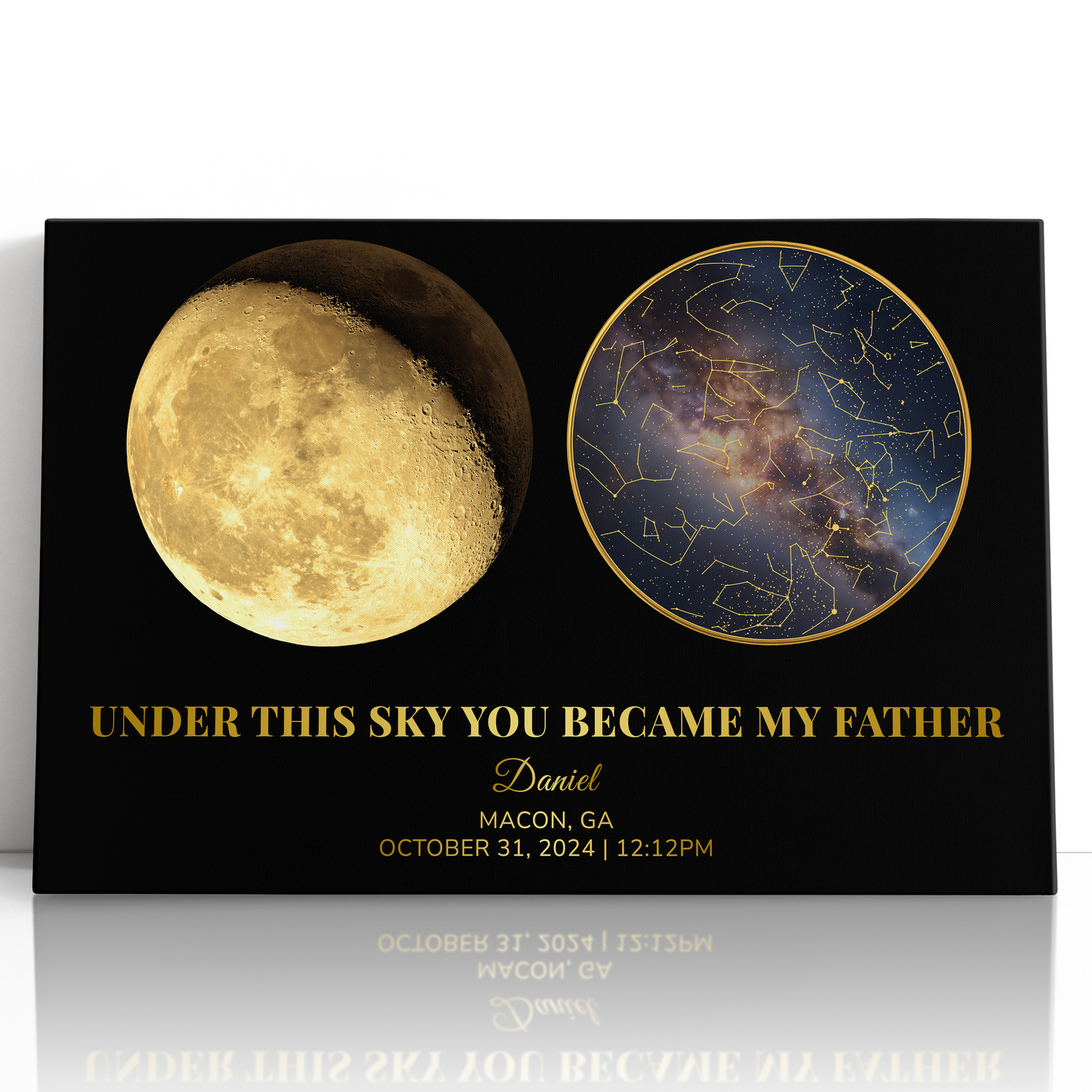 The Moon & Stars Personalized Gift For Dad
