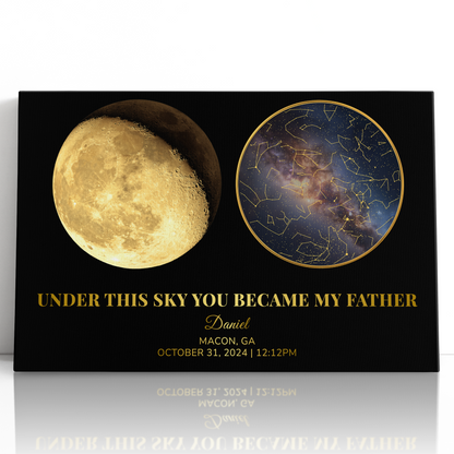 The Moon & Stars Personalized Gift For Dad