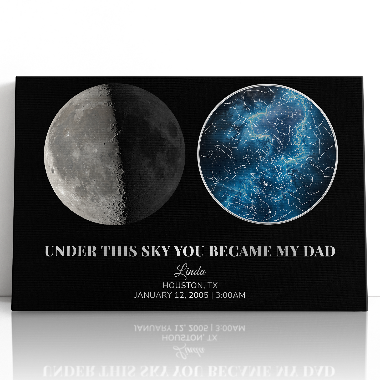 The Moon & Stars Personalized Gift For Dad