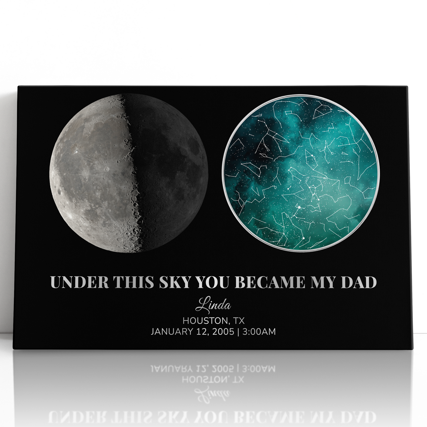 The Moon & Stars Personalized Gift For Dad