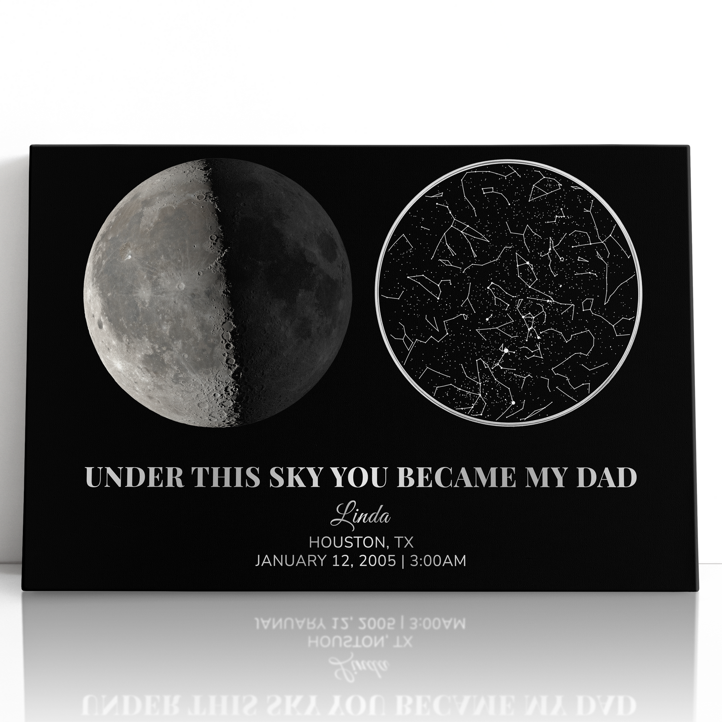 The Moon & Stars Personalized Gift For Dad