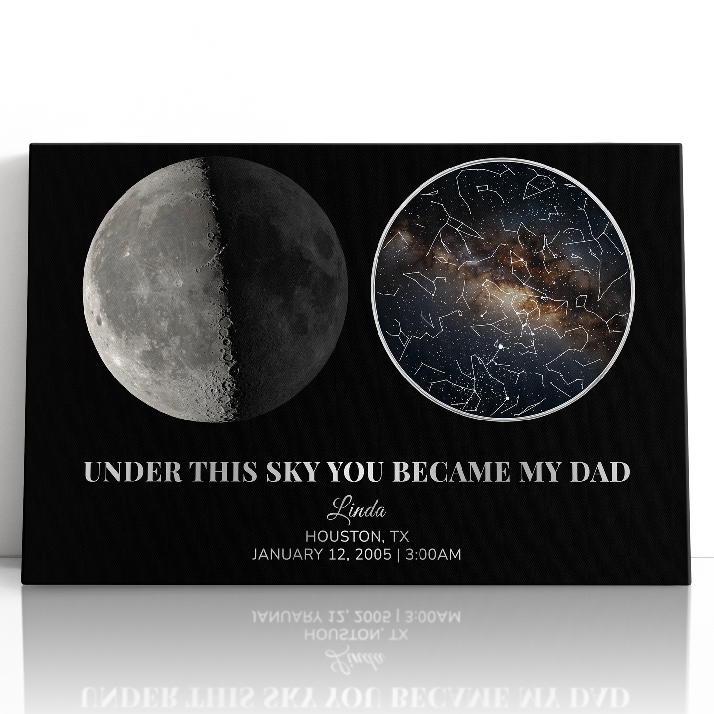 The Moon & Stars Personalized Gift For Dad