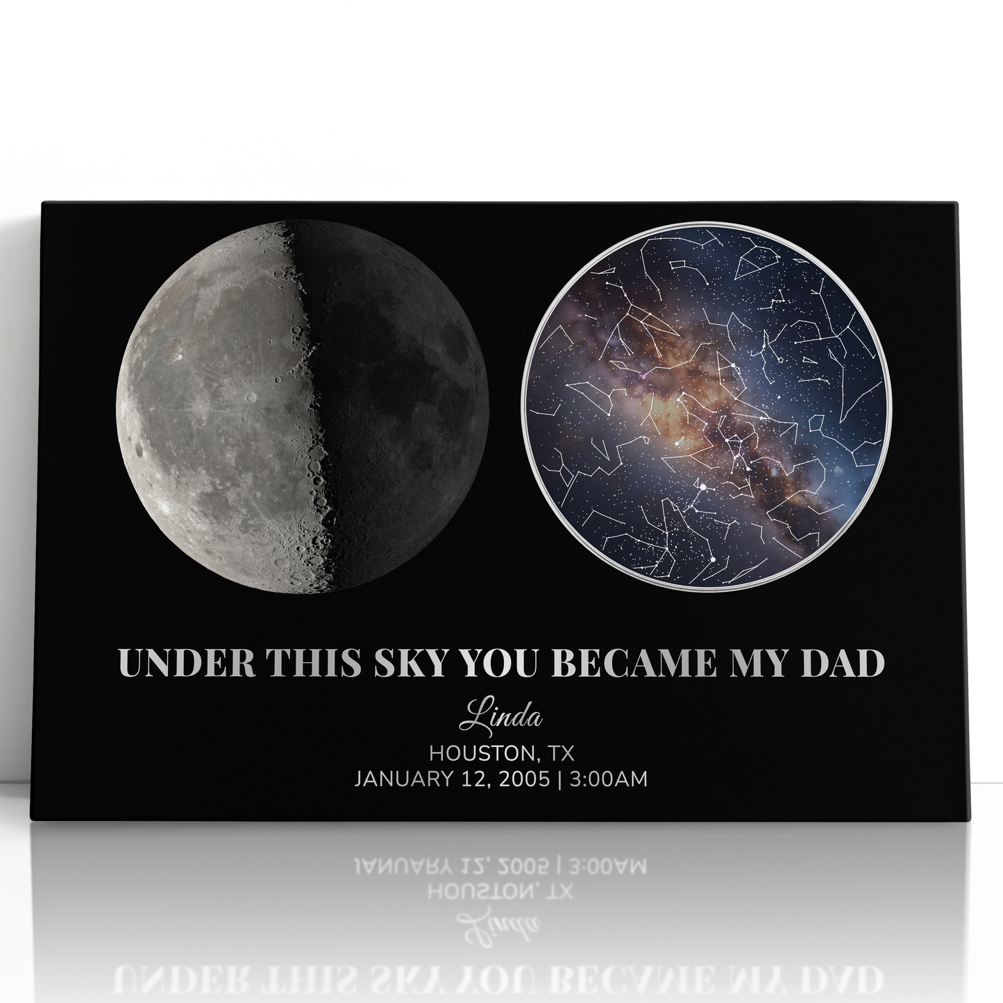 The Moon & Stars Personalized Gift For Dad